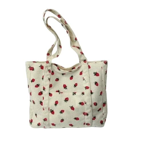 WANGPENG Tasche Erdbeer -strand -tasche Handtasche Umhängetasche Große Kapazität Pendler Frauen -einkaufstasche WANGPENG Tasche Erdbeer -strand -tasche Handtasche Umhängetasche Große Kapazität Pendler Frauen -einkaufstasche von WANGPENG