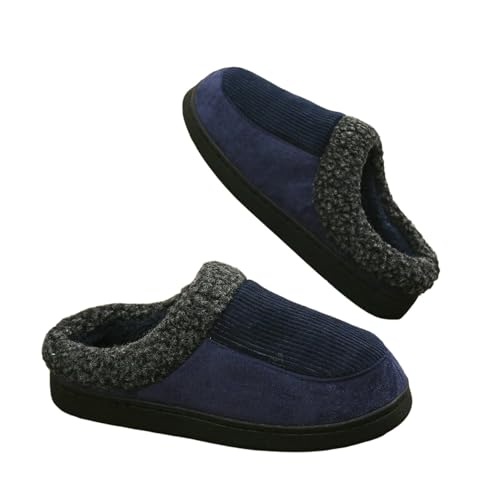 WANGSHUO Flip-Flops Winterbaum- Und Frauen-baumwollschuhe, Warme Künstliche Wollschuhe Im Freien Freien, Innerne Kurzplüschelschuhe In Innenräumen-marine-44-45 WANGSHUO Flip-Flops Winterbaum- Und Frauen-baumwollschuhe, Warme Künstliche Wollschuhe Im Freien Freien, Innerne Kurzplüschelschuhe In Innenräumen-marine-44-45 von WANGSHUO