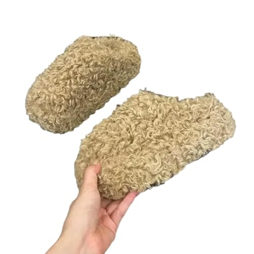 WANGSHUO hausschuhe damen Mit Geschlossenen Pantoffeln Dicker Häkern, Geschlossenem Fuß, Warme Wollschuhe Für Frauen WANGSHUO hausschuhe damen Mit Geschlossenen Pantoffeln Dicker Häkern, Geschlossenem Fuß, Warme Wollschuhe Für Frauen von WANGSHUO