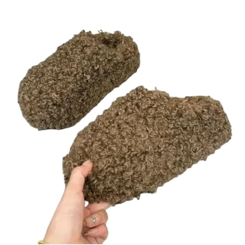 WANGSHUO hausschuhe damen Mit Geschlossenen Pantoffeln Dicker Häkern, Geschlossenem Fuß, Warme Wollschuhe Für Frauen WANGSHUO hausschuhe damen Mit Geschlossenen Pantoffeln Dicker Häkern, Geschlossenem Fuß, Warme Wollschuhe Für Frauen von WANGSHUO