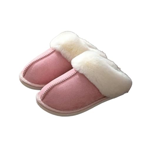 WANGSHUO hausschuhe damen Winter Warme Flache Für Frauen Haus Bequeme Nicht Rutschende Innenbodenbaumwäscheschuhe von WANGSHUO
