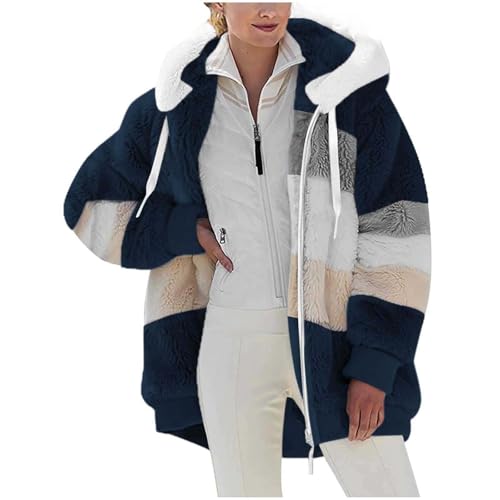 Kapuzenpullover Damen Hoodie Fleece Warm Kapuzenjacke Winterjacke Oversize Teddybär Kuscheljacke Fleecejacke Langarm Großen Größen Plüschjacke Übergangsjacke Flauschig Weiche Jacke mit Kapuze Kapuzenpullover Damen Hoodie Fleece Warm Kapuzenjacke Winterjacke Oversize Teddybär Kuscheljacke Fleecejacke Langarm Großen Größen Plüschjacke Übergangsjacke Flauschig Weiche Jacke mit Kapuze von WANGTIANXUE