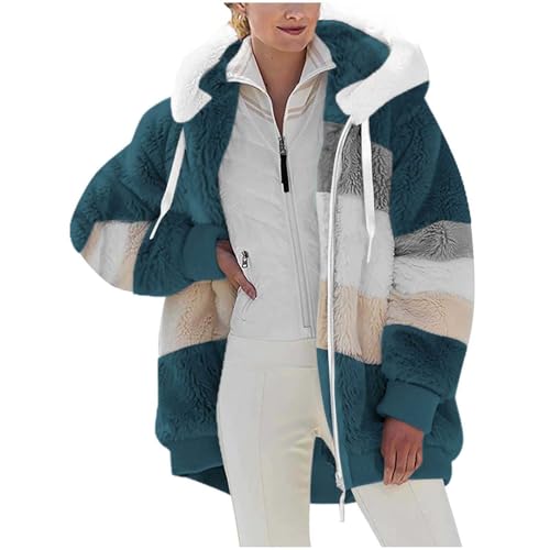 Kapuzenpullover Damen Hoodie Fleece Warm Kapuzenjacke Winterjacke Oversize Teddybär Kuscheljacke Fleecejacke Langarm Großen Größen Plüschjacke Übergangsjacke Flauschig Weiche Jacke mit Kapuze Kapuzenpullover Damen Hoodie Fleece Warm Kapuzenjacke Winterjacke Oversize Teddybär Kuscheljacke Fleecejacke Langarm Großen Größen Plüschjacke Übergangsjacke Flauschig Weiche Jacke mit Kapuze von WANGTIANXUE