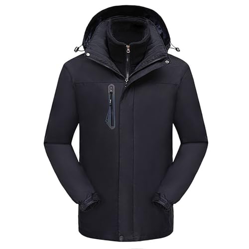Prime Steppjacke Herren Übergangsjacke Lang Regenparka Softshelljacke Wasserdicht Atmungsaktiv Regenmantel Durchsichtig Leichte Regenjacke Wasserdicht Wasserdicht Schwarze Übergangsjacke Funktion von WANGTIANXUE