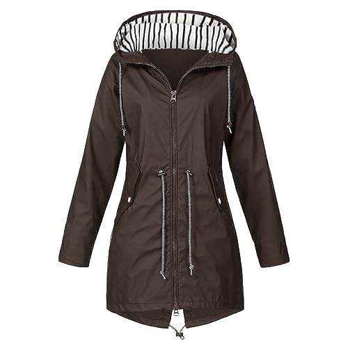 Trenchcoat Damen Blau, Damen Parka, Softshelljacke Damen, Damen Parka Winter, Softshelljacke Für Damen, Damen Jacken Übergangsjacken, Ragwear Jacke Damen Übergangsjacke, Regenjacke Damen Xxl, Dam von WANGTIANXUE