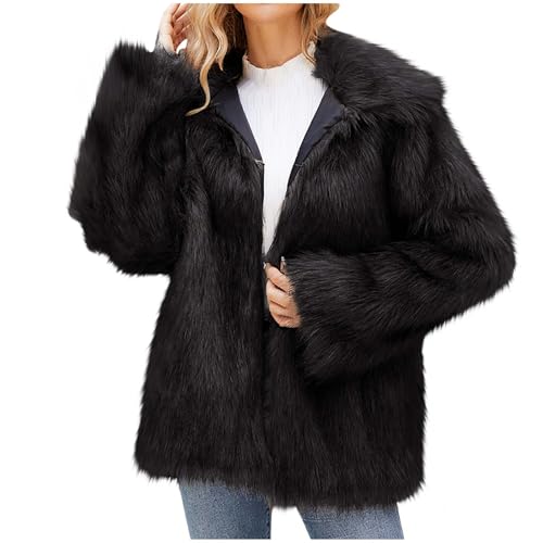 WANGTIANXUE Felljacke Damen Black Lang Pelzjacke Friday Winter Warm Angebote Damenmantel Longjacke 2024 Elegant Fellmantel ab Pelzmantel Kunstfell Wann Jacke Langarm Faux Fur Coat Flauschig Damen WANGTIANXUE Felljacke Damen Black Lang Pelzjacke Friday Winter Warm Angebote Damenmantel Longjacke 2024 Elegant Fellmantel ab Pelzmantel Kunstfell Wann Jacke Langarm Faux Fur Coat Flauschig Damen von WANGTIANXUE