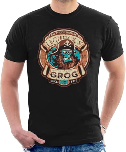 Ghost Pirate Grog Monkey Island LeChuck Men's T-Shirt T-Shirts & Hemden(Large) von WANGYANGAN