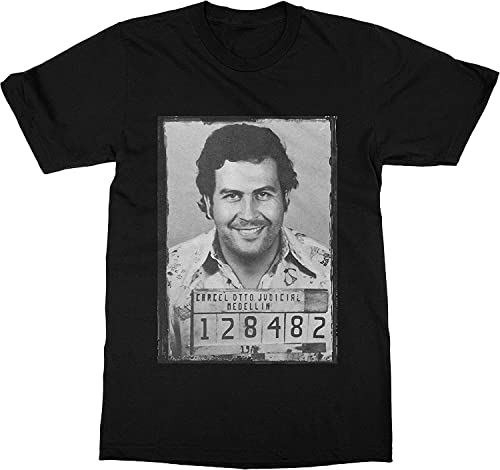 Mugshot Pablo Escobar T-Shirt T-Shirts & Hemden(X-Large) von WANGYANGAN