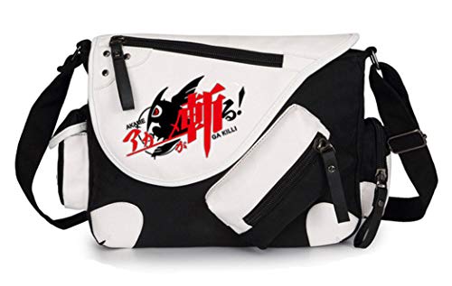 WANHONGYUE Akame ga Kill! Anime Messenger Bag Canvas Umhängetasche Kuriertasche Schultertasche für Reise Arbeit und Schule Schwarz / 3 von WANHONGYUE