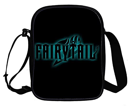 WANHONGYUE Anime Fairy Tail Umhängetasche Schultertasche Herren Damen Shoulder Messenger Bags Small Handtasche Sport Reise Tasche 1049/8 von WANHONGYUE