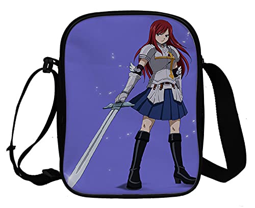 WANHONGYUE Anime Fairy Tail Umhängetasche Schultertasche Herren Damen Shoulder Messenger Bags Small Handtasche Sport Reise Tasche 1049/9 von WANHONGYUE