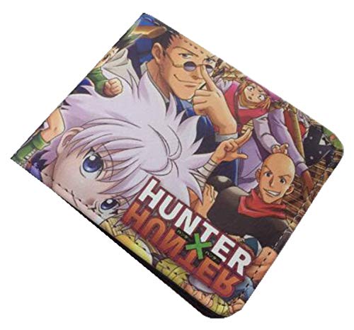 WANHONGYUE Anime Hunter×Hunter Brieftasche Geldbörse Herren Kunstleder Geldbeutel Wallet Bifold Münzfach Karten Geldtasche 1022/8 von WANHONGYUE