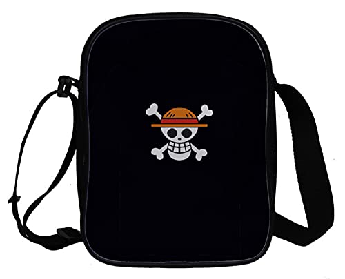WANHONGYUE Anime Monkey D Luffy Umhängetasche Schultertasche Herren Damen Shoulder Messenger Bags Small Handtasche Sport Reise Tasche 1032/3 von WANHONGYUE