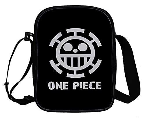 WANHONGYUE Anime One Piece Monkey D Luffy Umhängetasche Schultertasche Herren Damen Shoulder Messenger Bags Small Handtasche Sport Reise Tasche 1032/4 von WANHONGYUE