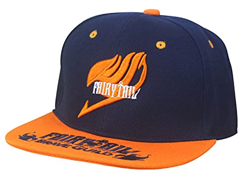 WANHONGYUE Cartoon Anime Gestickte Baseball Cap für Damen Herren Verstellbar Baseballkappe Trucker Mesh Cap Sommer Sonnenhut Mütze Fairy Tail von WANHONGYUE