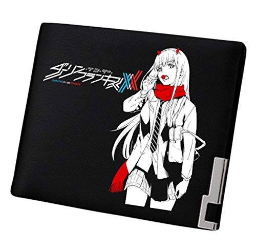 WANHONGYUE Darling in The FRANXX Anime Bifold Brieftasche Kunstleder Schlanke Geldbörse Portemonnaie Kreditkartenhülle /12 von WANHONGYUE