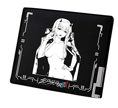 WANHONGYUE Darling in The FRANXX Anime Bifold Brieftasche Kunstleder Schlanke Geldbörse Portemonnaie Kreditkartenhülle /2 von WANHONGYUE