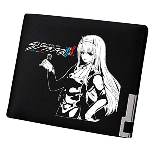 WANHONGYUE Darling in The FRANXX Anime Bifold Brieftasche Kunstleder Schlanke Geldbörse Portemonnaie Kreditkartenhülle /8 von WANHONGYUE