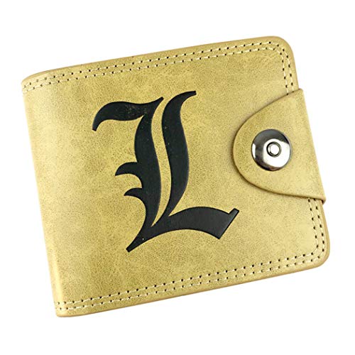 WANHONGYUE Death Note Anime Klassisch Kunstleder Trifold Geldbörse Geldbeutel Portemonnaie Portmonee Brieftasche /1 von WANHONGYUE