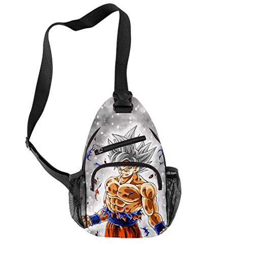 WANHONGYUE Dragon Ball Anime Umhängetaschen Brusttasche Wandertasche Schultertasche Sling Crossbody Bag / 31 von WANHONGYUE