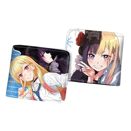 WANHONGYUE Herren Bifold Wallet My Dress up Darling Marin Anime Bild gedruckt Brieftaschen für Frauen mit 6 Slots 1 ID-Fenster von WANHONGYUE