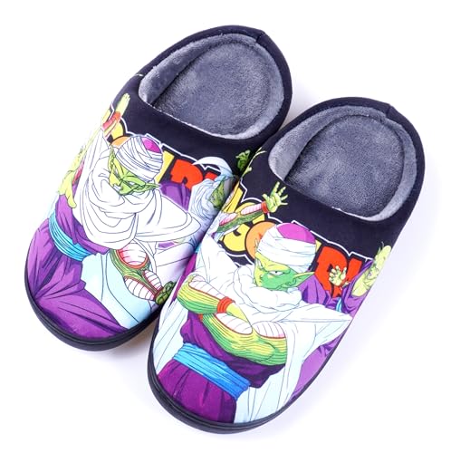 WANHONGYUE Japanese Anime Manga Slippers Women Men Fuzzy House Slippers with Rubber Sole Winter Warm Indoor Outdoor Anti-slip Shoes von WANHONGYUE