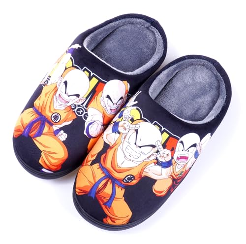 WANHONGYUE Japanese Anime Manga Slippers Women Men Fuzzy House Slippers with Rubber Sole Winter Warm Indoor Outdoor Anti-slip Shoes von WANHONGYUE