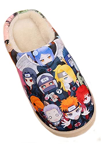 WANHONGYUE Japanese Anime Naruto Hausschuhe Damen Herren Plüsch Pantoffeln Rutschfest House Slippers Winter Warme Schlappen WANHONGYUE Japanese Anime Naruto Hausschuhe Damen Herren Plüsch Pantoffeln Rutschfest House Slippers Winter Warme Schlappen von WANHONGYUE