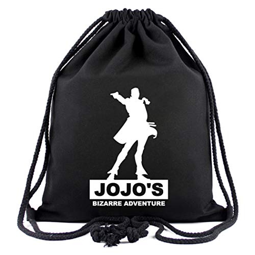 WANHONGYUE JoJo's Bizarre Adventure Anime Sporttasche Turnbeutel Training Tasche Gym Sack Drawstring Bag von WANHONGYUE