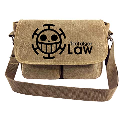WANHONGYUE One Piece Anime Kleine Umhängetaschen Leinwand Kuriertasche Mini Schultertasche Messenger Bag Geldbörse 1 von WANHONGYUE
