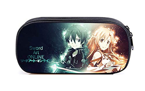 WANHONGYUE Sword Art Online Anime Bilddruck Federmäppchen Schreibwaren Box Bleistiftbeutel Geldbeutel Mäppchen /2 von WANHONGYUE