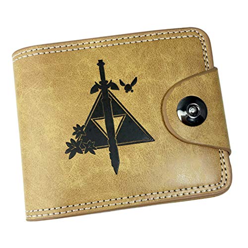 WANHONGYUE The Legend of Zelda Spiel Klassisch Kunstleder Trifold Geldbörse Geldbeutel Portemonnaie Portmonee Brieftasche /3 von WANHONGYUE