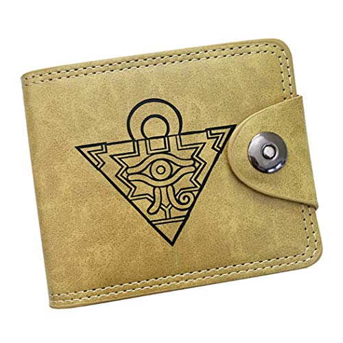WANHONGYUE Yu Gi Oh Anime Klassisch Kunstleder Trifold Geldbörse Geldbeutel Portemonnaie Portmonee Brieftasche von WANHONGYUE