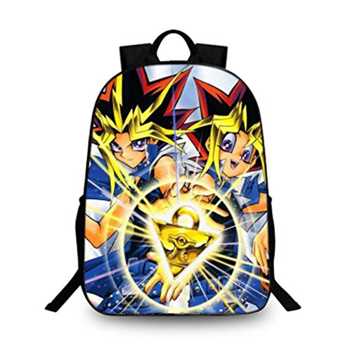 WANHONGYUE Yu Gi Oh Anime Rucksack Backpack Büchertasche Schultasche für Schüler Jungen Mädchen /10 von WANHONGYUE