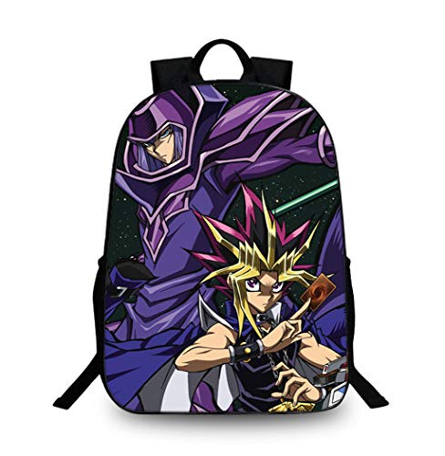 WANHONGYUE Yu Gi Oh Anime Rucksack Backpack Büchertasche Schultasche für Schüler Jungen Mädchen /8 von WANHONGYUE