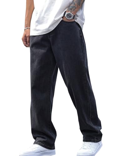 WANLAI Baggy Jeans Herren Vintage Streetwear Jeanshosen Lockere Passform Skater Jeans Jungen Y2K Going Out Denim Pants WANLAI Baggy Jeans Herren Vintage Streetwear Jeanshosen Lockere Passform Skater Jeans Jungen Y2K Going Out Denim Pants von WANLAI