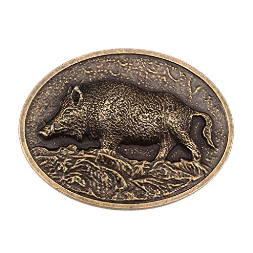 Gürtelschnalle mit keltischem Wildschwein von WANLIAN