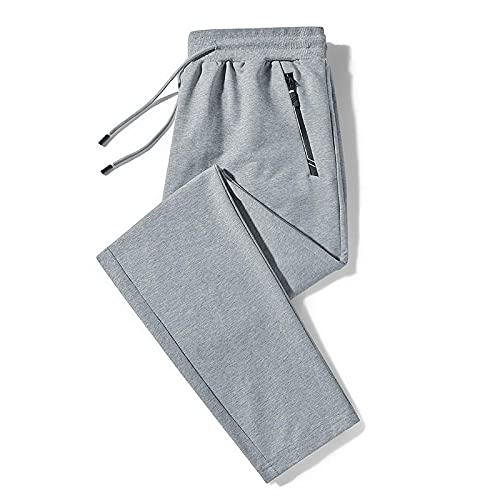 WANMN Hosen Herren Herbst Plus Size Reine Baumwolle Freizeithose Herren mittleren und Jungen Sporthosen Strickhose-l_Grey_S_XXL von WANMN