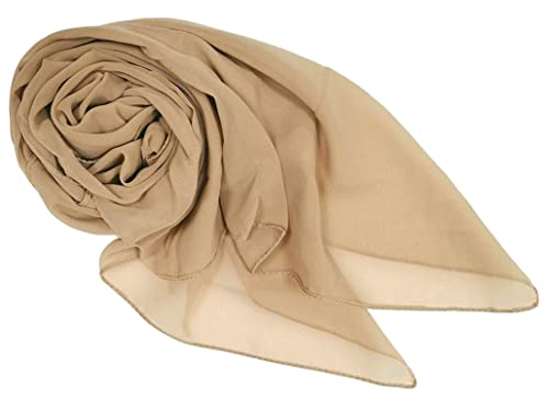 WANSSY moderner Chiffonschal leichter Schal Hochzeit Abendkleid Stola Tuch (Besh), Einheitsgröße von WANSSY