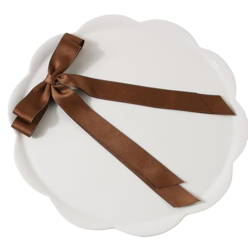 WANYI 8 Stück Haarschleife Damen Mode Schleife Haare Elegante Haarklammer Haarspange Schleife mit Entenschnabel Clip Haarschleifen Haarschmuck für Mädchen Frauen Hochzeit Geburtstag（Braun） von WANYI