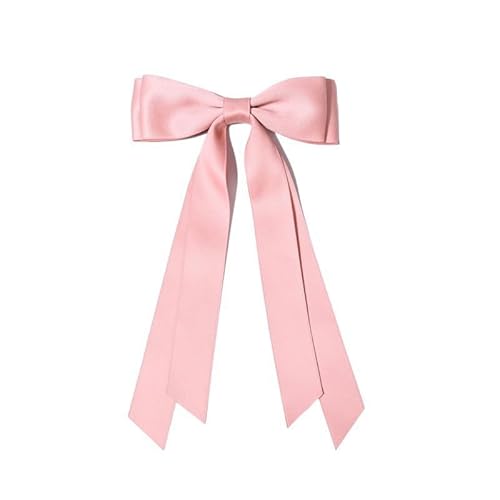 WANYI 8 Stück Haarschleife Damen Mode Schleife Haare Elegante Haarklammer Haarspange Schleife mit Entenschnabel Clip Haarschleifen Haarschmuck für Mädchen Frauen Hochzeit Geburtstag（Rosa 02） von WANYI