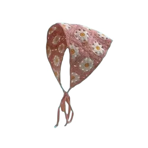 WANYI Boho Stirnbänder, Bandana Kopftuch Damen, Dreieckstuch Bandana Baumwolle Haarband Stirnband Gestrickter Haartuch Farbige Haarschmuck für Frauen und Mädchen(04) von WANYI