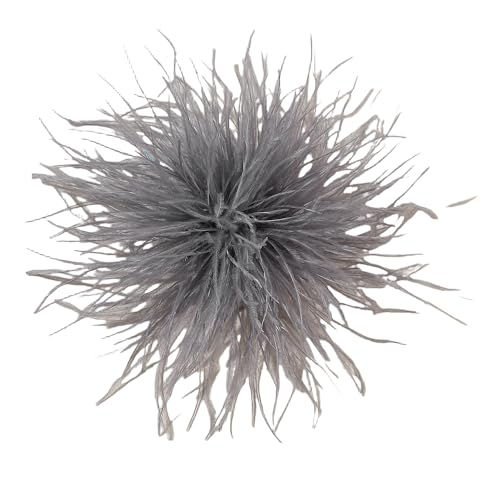 WANYI Federn Brosche Damen Fluffy Weich Federbrosche Ansteckblume mit Broschennadel Clip Boho Stil Broschen Clips für Kleidung, Rock, Hochzeit Party(11) von WANYI