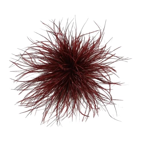 WANYI Federn Brosche Damen Fluffy Weich Federbrosche Ansteckblume mit Broschennadel Clip Boho Stil Broschen Clips für Kleidung, Rock, Hochzeit Party(30) von WANYI