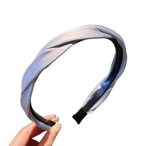 WANYI Haarreifen Damen Elegant Haarreif Dirndl Geflochten Stirnband Mode Stirnbänder Haarschmuck Niedlich Haarband Haarreif für Frauen Mädchen(Blau) von WANYI