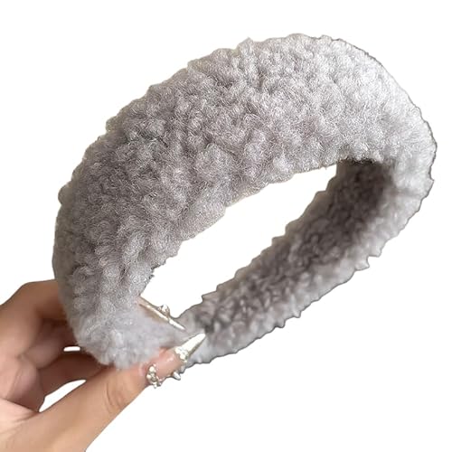 WANYI Haarreifen Damen Haarreif Dirndl Mode Stirnband Stirnbänder Niedlich Haarband Haarbänder Trachten Haarreif Haarschmuck für Frauen und Mädchen(Grau 03) von WANYI