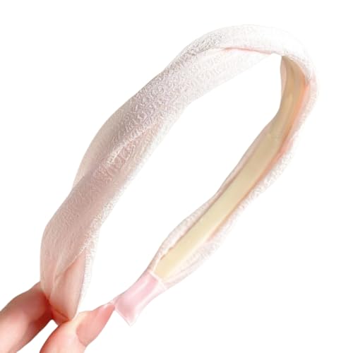 WANYI Haarreifen Damen Haarreif mit Zahnkamm Rutschfest Stirnbänder Bunt Geflochtene Haarbänder Headband für Damen und Mädchen Make-up Haarschmuck() von WANYI
