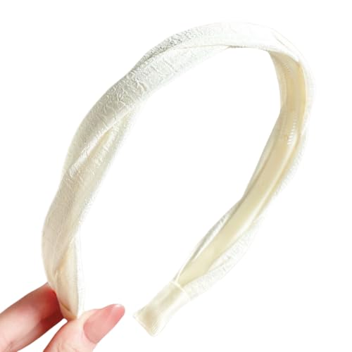 WANYI Haarreifen Damen Haarreif mit Zahnkamm Rutschfest Stirnbänder Bunt Geflochtene Haarbänder Headband für Damen und Mädchen Make-up Haarschmuck() von WANYI