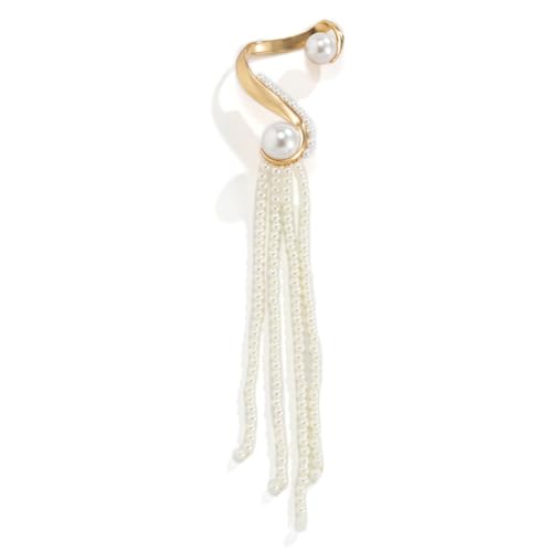 Damenschmuck Persönlichkeit Imitation Perlen Quaste einzelne Ohrstecker Geschäft S-förmige gebogene Ohrringe Hochzeitstag, Muttertag, Weihnachten, Geburtstagsgeschenk Damenschmuck Persönlichkeit Imitation Perlen Quaste einzelne Ohrstecker Geschäft S-förmige gebogene Ohrringe Hochzeitstag, Muttertag, Weihnachten, Geburtstagsgeschenk von WANZYING
