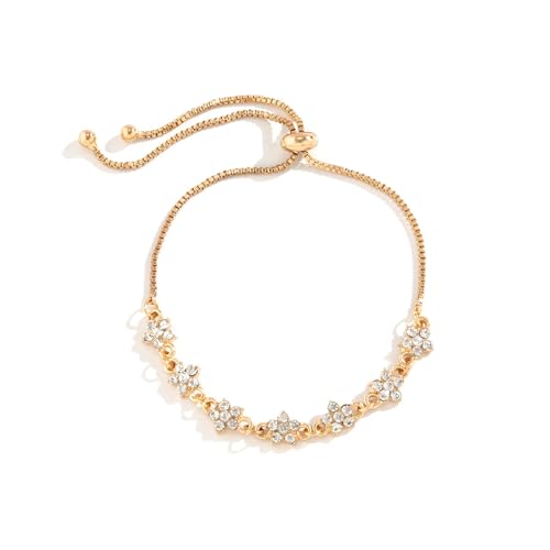 Schlichtes Temperament diamantbesetztes Schneeflockenarmband Persönlichkeit und vielseitiges sternförmiges, verstellbares Handornament Hochzeitstag, Muttertag, Weihnachten, Geburtstagsgeschenk Schlichtes Temperament diamantbesetztes Schneeflockenarmband Persönlichkeit und vielseitiges sternförmiges, verstellbares Handornament Hochzeitstag, Muttertag, Weihnachten, Geburtstagsgeschenk von WANZYING